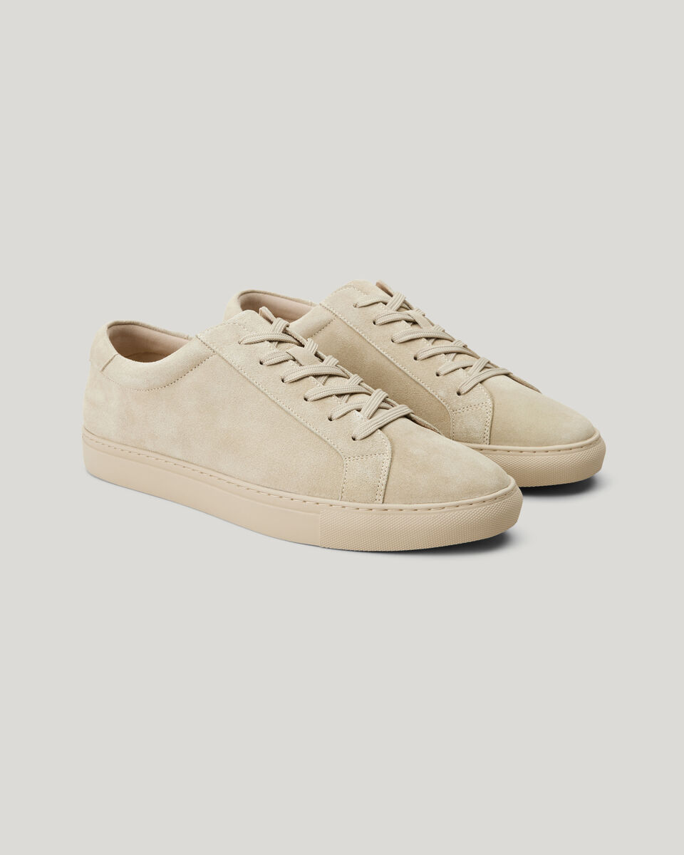 Classic suede leather sneaker, Neutral, hi-res